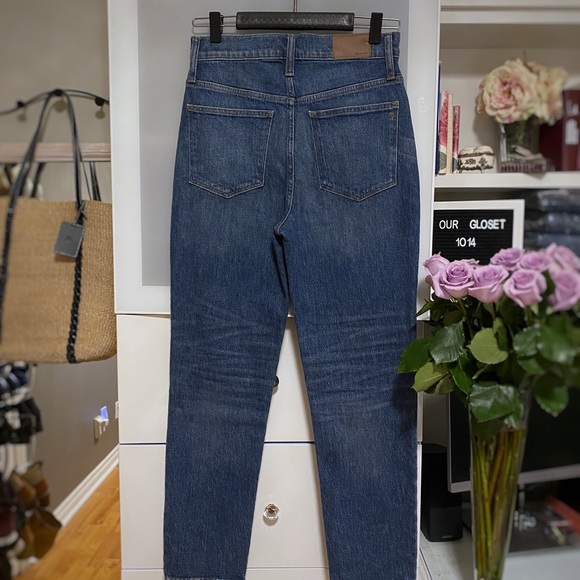 MADEWELL Classic straight Jeans. Straight-Leg 27T - Picture 3 of 5